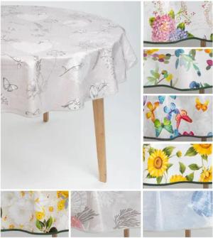 laro Tischdecke laro 140cm runde Wachstuchtischdecke