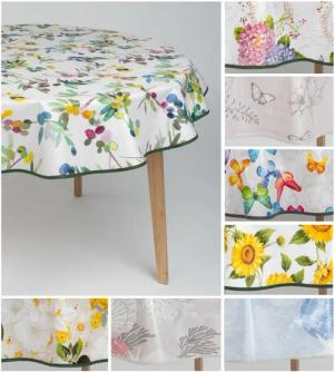 laro Tischdecke laro 140cm runde Wachstuchtischdecke