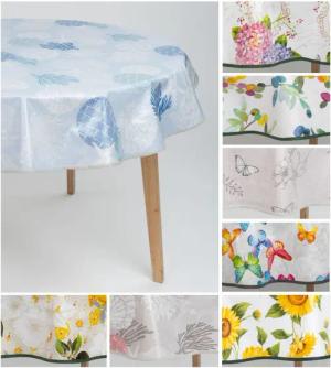 laro Tischdecke laro 140cm runde Wachstuchtischdecke