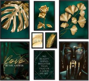 ARTFAVES Bilder-Collage Poster Set - GOLDEN