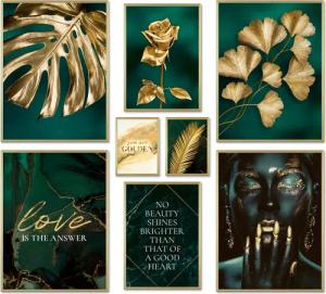 ARTFAVES Bilder-Collage Poster Set - GOLDEN