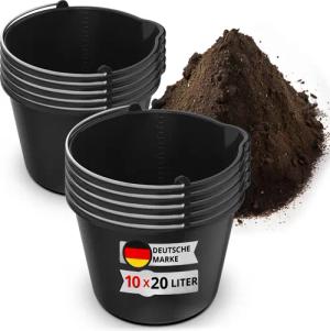 Oramics Baueimer 20L Eimer mit Ausguss