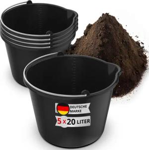 Oramics Baueimer 20L Eimer mit Ausguss