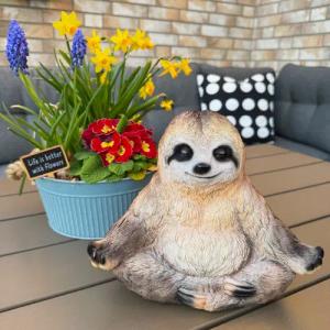 Online-Fuchs Dekofigur YOGA Faultier in Meditation