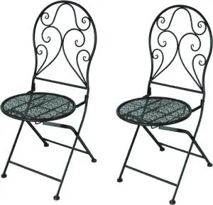 HTI-Line Gartenstuhl Gartenstuhl 2er-Set Lani Braun