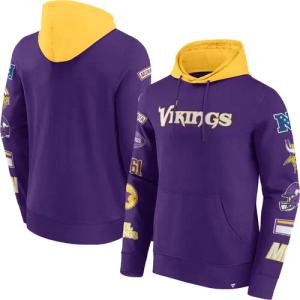 Fanatics Kapuzenpullover "Fanatics Hoodie Minnesota Vikings Patched Out Fleece"
