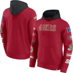 Fanatics Kapuzenpullover "Fanatics Hoodie San Francisco 49ers Patched Out Fleece"