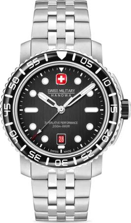 Swiss Military Hanowa SMWGH0001702 Herrenuhr Black Marlin 44mm 20ATM