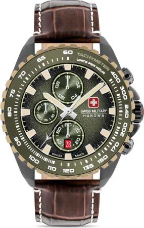 Swiss Military Hanowa SMWGC0001840 Herrenuhr Stone Marten Chrono 45mm 10ATM