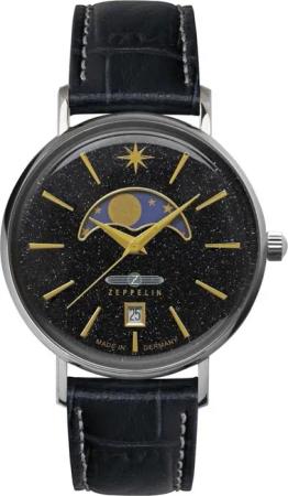 Zeppelin 8137-2 Damenuhr Luna Mondphase 36mm 5ATM