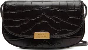 Tommy Hilfiger Handtasche Party Le Mini Crossover Croc AW0AW18203 Braun