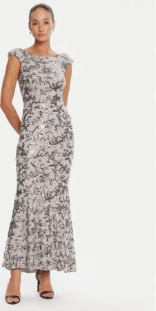 Rinascimento Abendkleid CFC0125132003 Grau Slim Fit