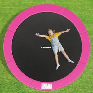 SONGMICS Trampolin-Abdeckplane Ø 305 cm, Randschutz,