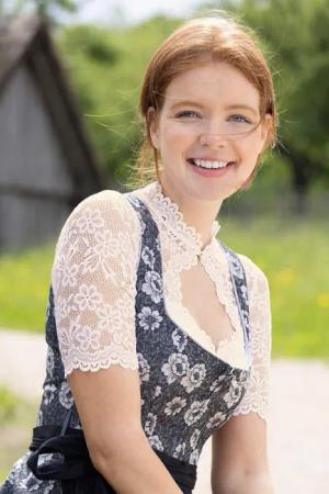 Nina Von C. Dirndlbluse 'Sophie' Lochausschnitt