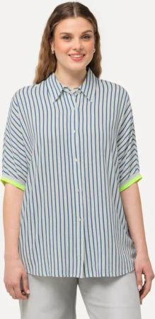 Ulla Popken Hemdbluse Hemdbluse Leinenmix Oversized