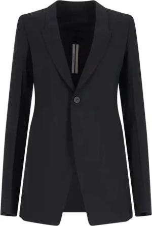 Rick Owens - Single-Breasted Blazer – Black - Größe 40 - schwarz