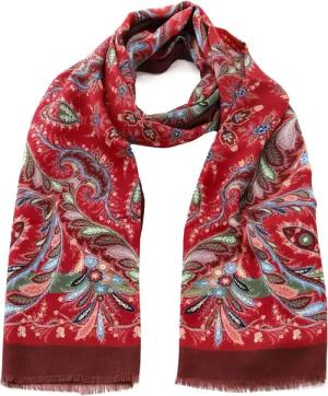 Etro Tücher & Schals - Schal mit Paisley-Muster - Gr. unisize - in Rot - für Damen