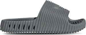 Adidas adilette Herren Flip-Flops und Sandalen - Grau - Größe 42 - Netz/Synthetik