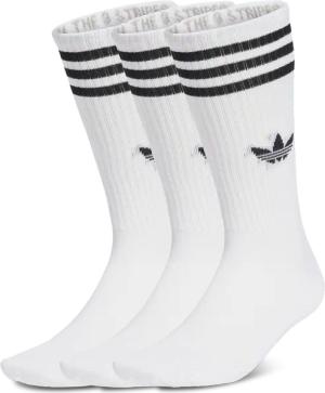 Adidas 3 Stripes Unisex Socken - Weiß - Größe: 46-48 - Nylon - Foot Locker