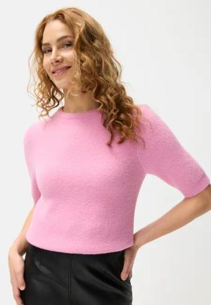 LASCANA Kurzarmpullover Damen soft pink Gr.44/46