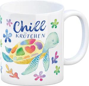 speecheese Tasse Schildkröte Kaffeebecher mit Spruch