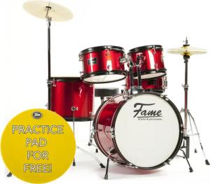 FAME Schlagzeug,Kiddyset 5 PC Junior Drumset