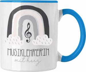 Trendation Tasse Musiklehrerin Tasse Geschenk Danke