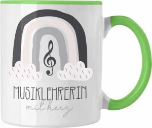 Trendation Tasse Musiklehrerin Tasse Geschenk Danke