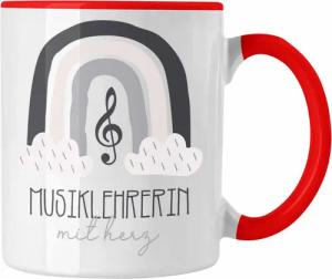 Trendation Tasse Musiklehrerin Tasse Geschenk Danke
