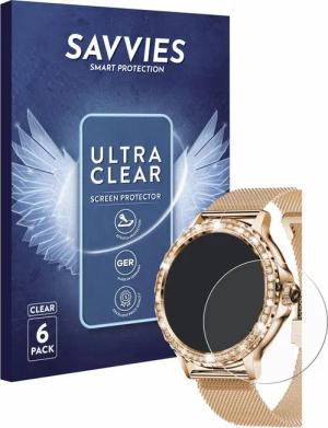 Savvies Displayschutzfolie Schutzfolie für walkbee Smartwatch