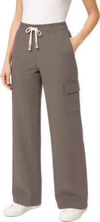 dy_mode Palazzohose Damen Cargo Palazzo Hose