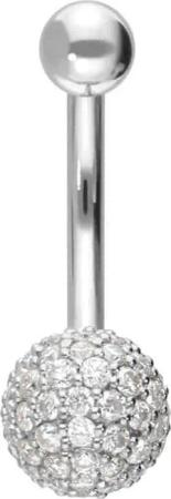 PIERCINGLINE Bauchnabelpiercing 18 Karat Gold Bananabell