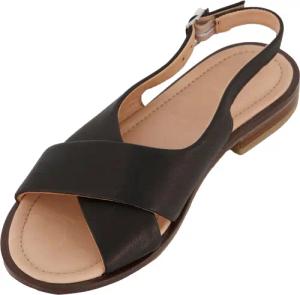 Ulla Popken Ledersandalen elastische Fersenriemen Weite
