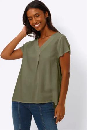 heine Klassische Bluse Kurzarm-Bluse