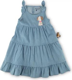 Sigikid Sommerkleid Chambray-Kleid Funny Dog für