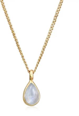 Elli Premium Kette mit Anhänger Tropfen