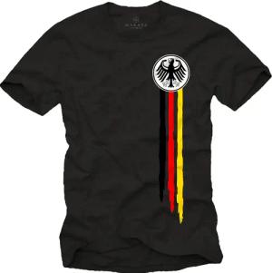 MAKAYA Print-Shirt Bundesadler Deutschland Fußball Trikot
