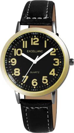 Excellanc Quarzuhr 2900232 Excellanc Herrenuhr Kunstleder
