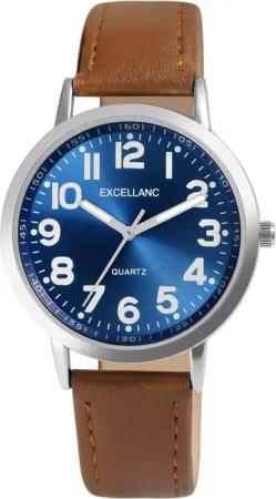 Excellanc Quarzuhr 2900232 Excellanc Herrenuhr Kunstleder