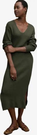 Next Strickkleid Pulloverkleid aus Rippstrick mit