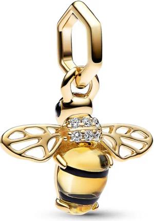 Pandora Charm-Armband Goldfarben Funkelnde Biene Geschenkset