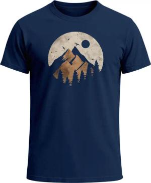 Neverless Print-Shirt Herren T-Shirt Berge Wandern