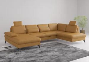sit&more Wohnlandschaft Morris U-Form, inkl. Sitztiefenverstellung,