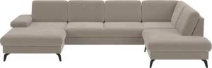 sit&more Wohnlandschaft Morris U-Form, inkl. Sitztiefenverstellung,