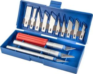 EUROTOOLS Modellbausatz 16-tlg. Präzisionsmessersatz Skalpell Set