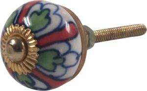 Guru-Shop Möbelknopf Kleiner Möbelknopf aus Keramik,
