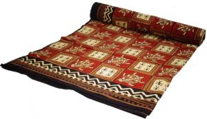 Guru-Shop Tagesdecke Blockdruck Tagesdecke, Bett &