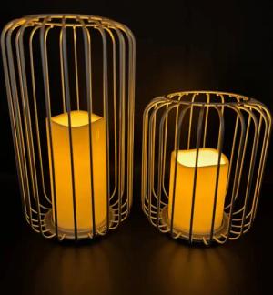 Online-Fuchs LED Laterne 2er Set Deko