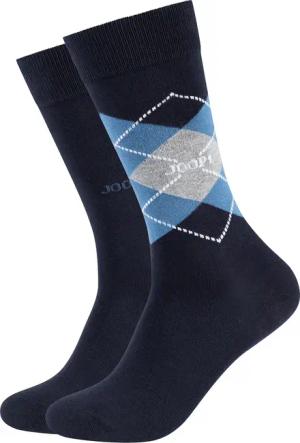 JOOP Socken "premium essentials", (2er Pack), Premium Qualität, verstärkte Ferse, verstärkte Zehen, Argyle Design