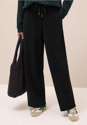 Cecil Damen Straight Leg Hose in Schwarz, Gr: L